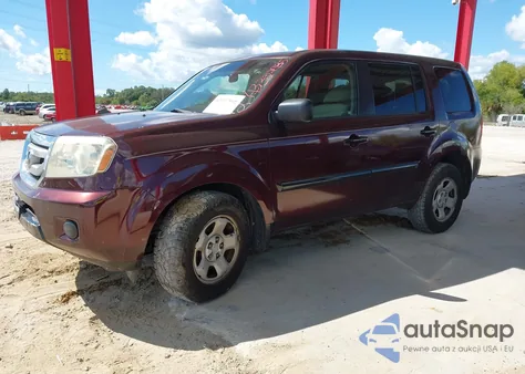 2011 Honda Pilot Lx from USA, damaged, VIN 5FNYF3H23BB036620